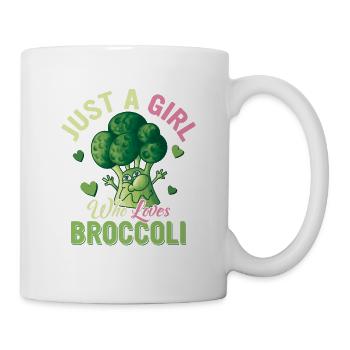 Just A Girl Who Loves Broccoli Vegetable Broccolie - Mug - white - Right