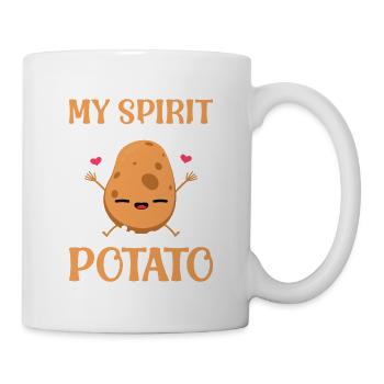 My Spirit Animal Is A Potato Veggie Potatoes - Tasse - Weiß - Rechts
