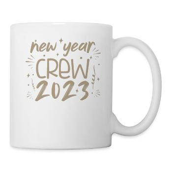 Silvester Crew 2023 Familie passend Silvester 2023 - Tasse - Weiß - Rechts