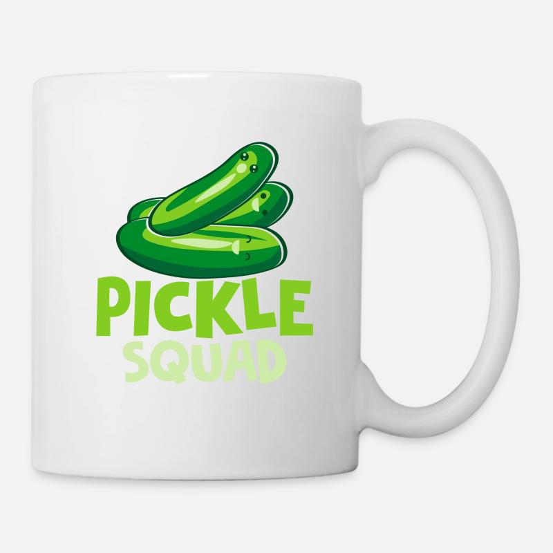 Pickle Squad Cucumber Pickles - Tasse - Weiß