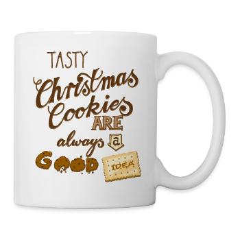 Tasty Christmas cookies are always a good idea - Tasse - Weiß - Rechts