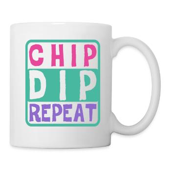 Chip Dip Repeat 7 - Mug - white - Right