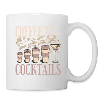 Coffee till Cocktails 8 - Tasse - Weiß - Rechts