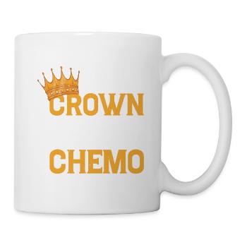 Tenez ma couronne pendant que je termine ma chimio 43 - Mug blanc - blanc - Droite