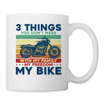 Chopper Motorcycle Biker Motorcycle Gift - Mug - white - Right