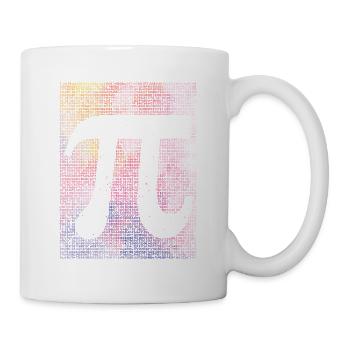 10000 digits Pi Day Sign Math Nerd Funny Math - Mug - white - Right