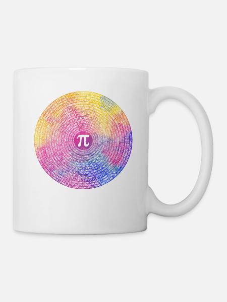 10000 Ziffern Pi Zeichen Math Lover Mathematik - Tasse - Weiß