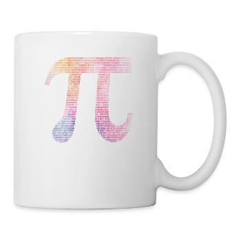 10000 digits Pi Day sign Math Lover Math - Mug - white - Right