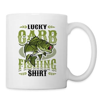 Lucky Carb Fishing - Tasse - Weiß - Rechts