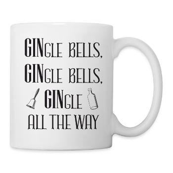 GINgle bells - Mug - white - Right