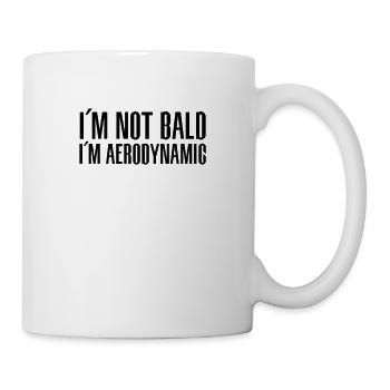Glatze Ausgefallene Frisur Glatzen Glatzkopf - Tasse - Weiß - Rechts