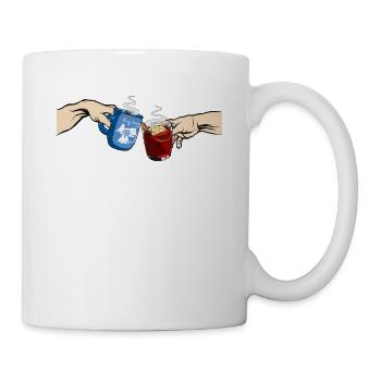 Wine punch Christmas market mulled wine - Mug - white - Right