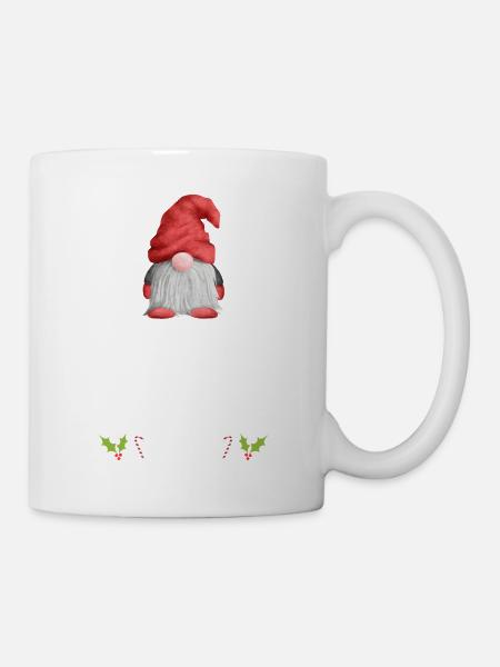 Weihnachten Pyjama Schlafanzug Schlafshirt - Tasse - Weiß