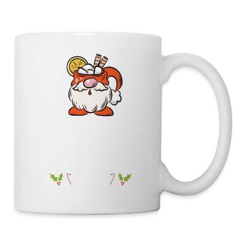 Weihnachten Pyjama Schlafanzug Schlafshirt - Tasse - Weiß - Rechts