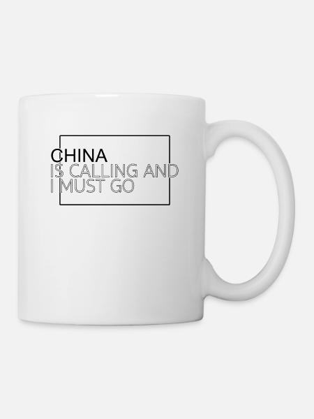 China Spruch - Tasse - Weiß