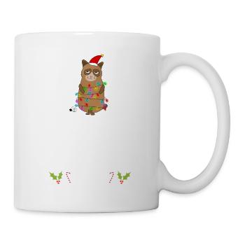 Pyjama de Noël Pyjama Chemise de nuit - Mug blanc - blanc - Droite