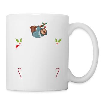 Pyjama de Noël Pyjama Chemise de nuit - Mug blanc - blanc - Droite