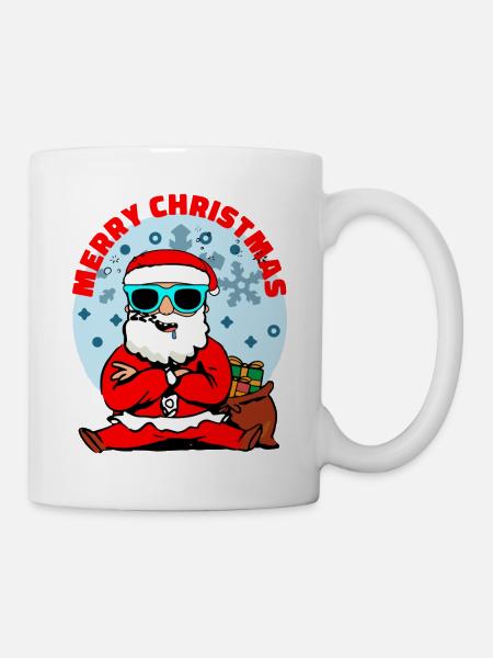 Merry Christmas Santa - Mug - white