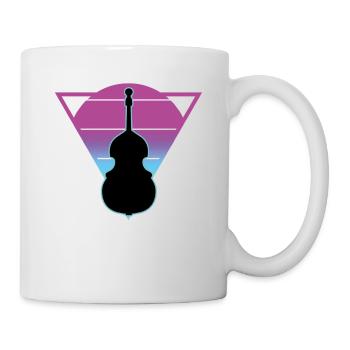Contrebasse - Mug blanc - blanc - Droite