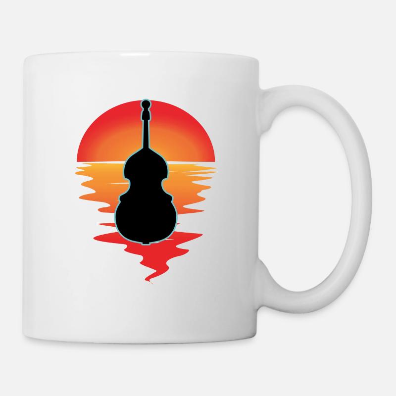 Contrebasse - Mug blanc - blanc