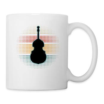 Contrebasse - Mug blanc - blanc - Droite