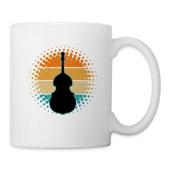 Contrebasse - Mug blanc - blanc - Droite