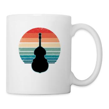 Contrebasse - Mug blanc - blanc - Droite
