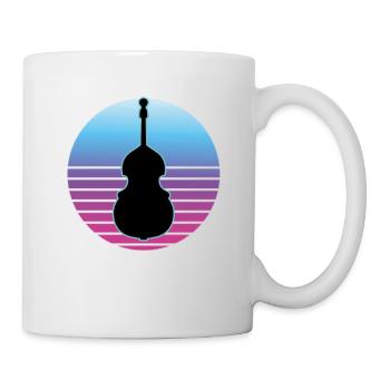 Contrebasse - Mug blanc - blanc - Droite