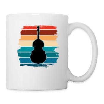 Kontrabass - Tasse - Weiß - Rechts