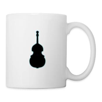 Contrebasse - Mug blanc - blanc - Droite