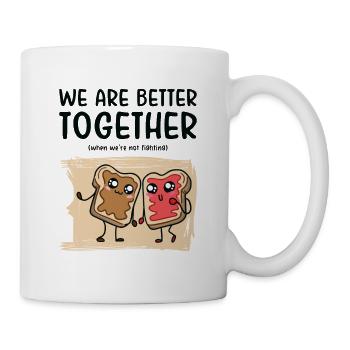 Siblings Peanut Butter Jelly Toast Big Brother - Mug - white - Right