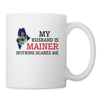Rien ne me fait peur Mainer Mari Maine - Mug blanc - blanc - Droite