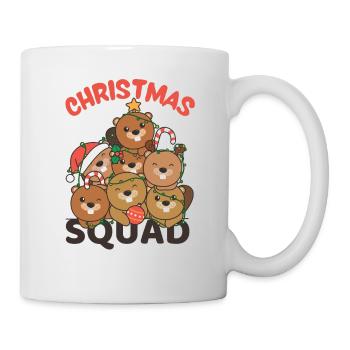 Beaver Christmas Tree Christmas Squad Beaver - Mug - white - Right