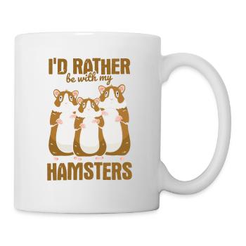 Nagetier Hamster - Tasse - Weiß - Rechts