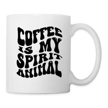 Coffee Is My Spirit Animal - Mug - white - Right