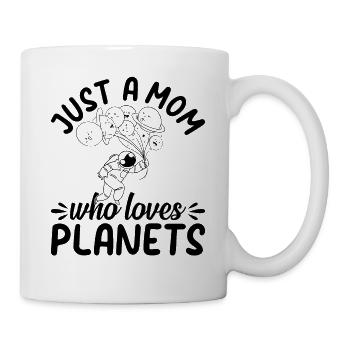 Space Travel Astronomy Mama - Juste une maman qui aime - Mug blanc - blanc - Droite
