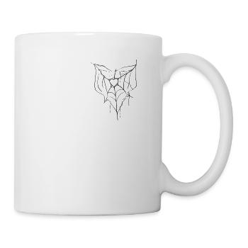 Toile d’araignée Coeur Poche Goth Spider Net - Mug blanc - blanc - Droite