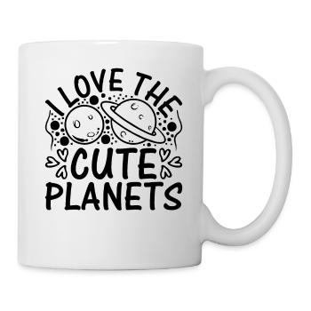 Astronomie Planètes du système solaire - J’aime le mignon P - Mug blanc - blanc - Droite