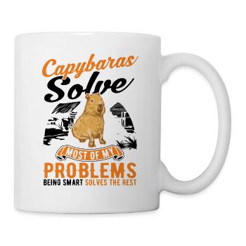 Capybara Wasserschwein Capibara - Mug blanc - blanc - Droite