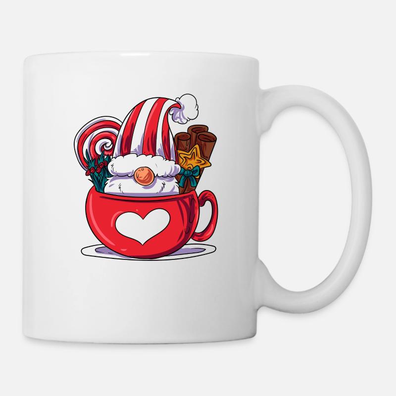 Weihnachtswichtel Wichtel - Tasse - Weiß