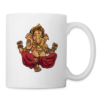 Buddhismus Religion - Tasse - Weiß - Rechts