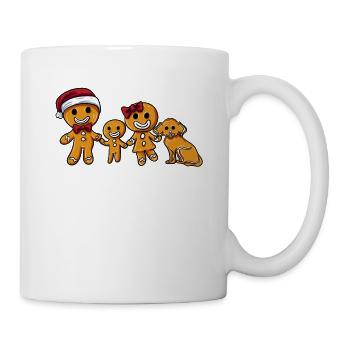 Famille Gingerbread - Mug blanc - blanc - Droite