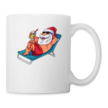 Beach Santa Claus - Mug - white - Right
