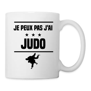 Je Peux Pas J'ai judo judoka judoka humour - Mug blanc - blanc - Droite