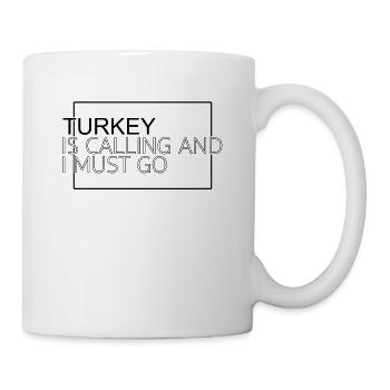 Turkey Quote - Mug - white - Right