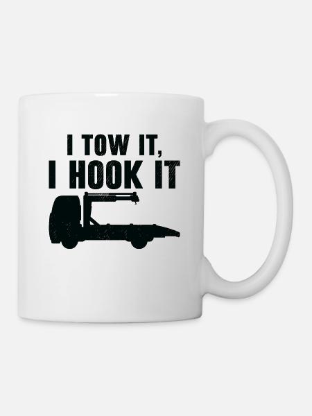 Abschleppwagenfahrer Geschickter Trucker - Tasse - Weiß