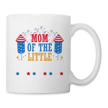 Mutter Des Kleinen Knallfrosches 4. Juli Feuerwerk - Tasse - Weiß - Rechts