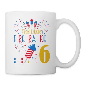 Dieser Kleine Knallfrosch Ist Jetzt 6 4. Juli 6. - Tasse - Weiß - Rechts