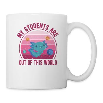 Enseignante au primaire Éducatrice de maternelle - Mug blanc - blanc - Droite