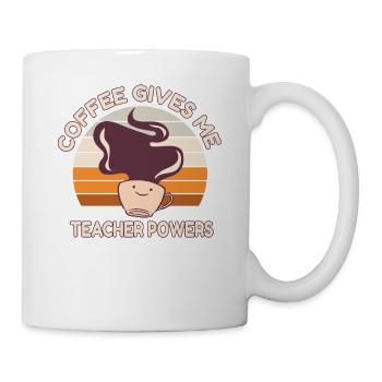 Enseignante au primaire Éducatrice de maternelle - Mug blanc - blanc - Droite